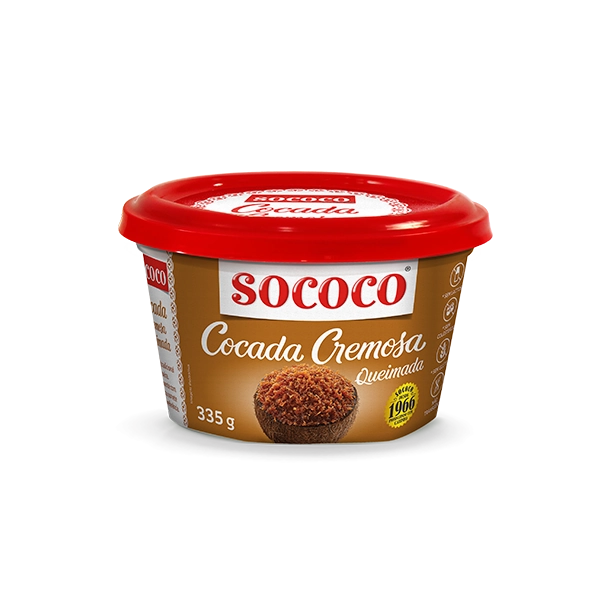 Cocada Queimada Cremosa Sococo Pote 335g