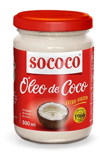 óleo De Coco Extra Virgem Sococo Vidro 500ml