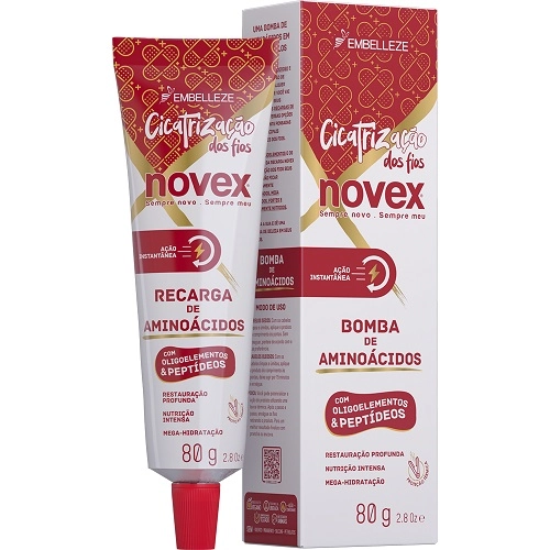 Recarga De Aminoacidos Novex 80g Cicatrizacao De Fios
