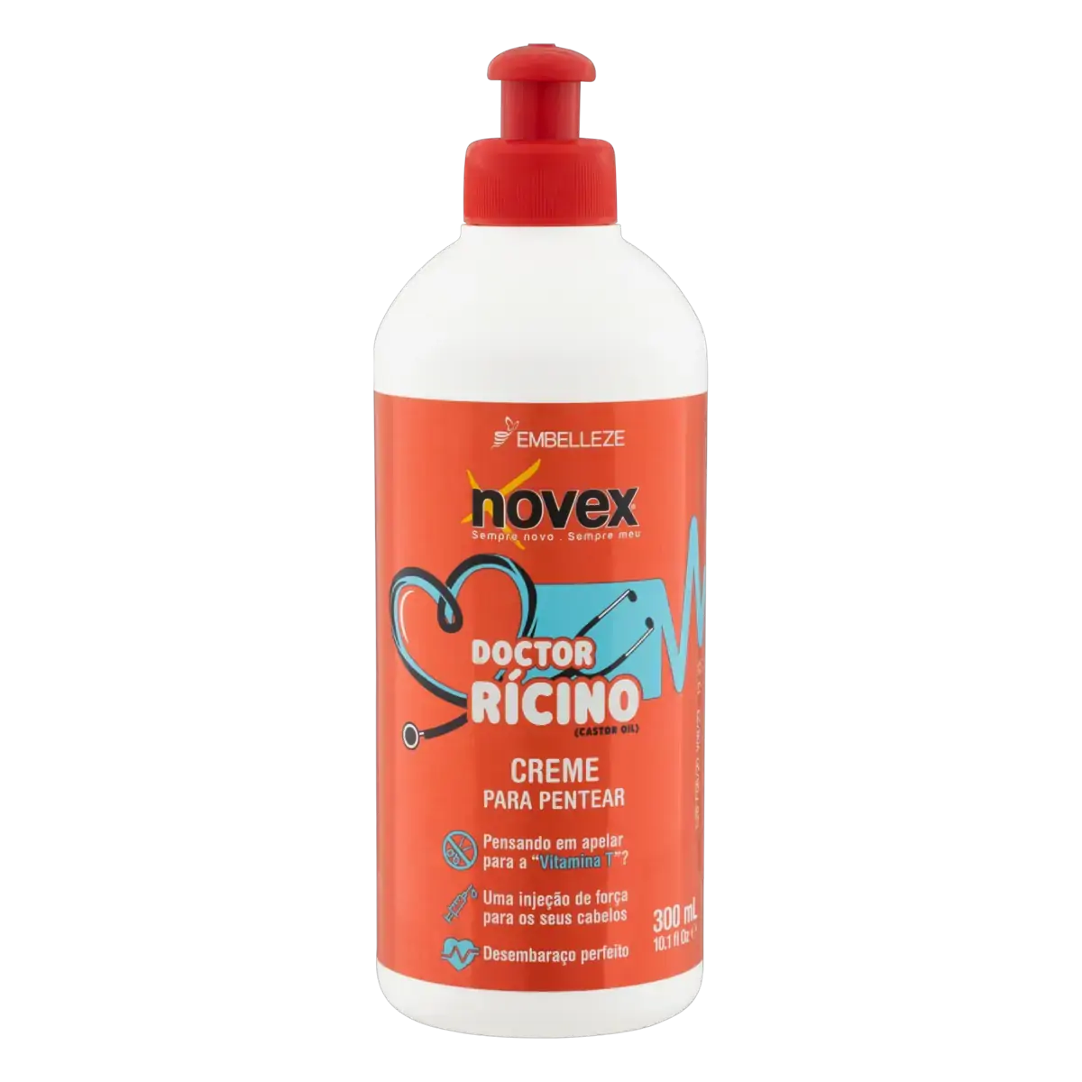 Creme Para Pentear Novex Doctor Rícino Frasco 300ml