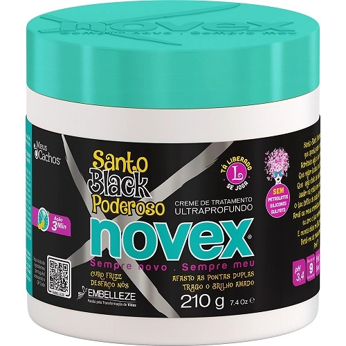 Creme/mascara Tratamento Embelleze Novex Meus Cachos Santoblack 1un