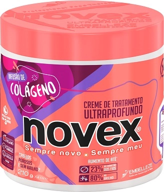 Creme/mascara Tratamento Novex Embelleze Colageno 210g