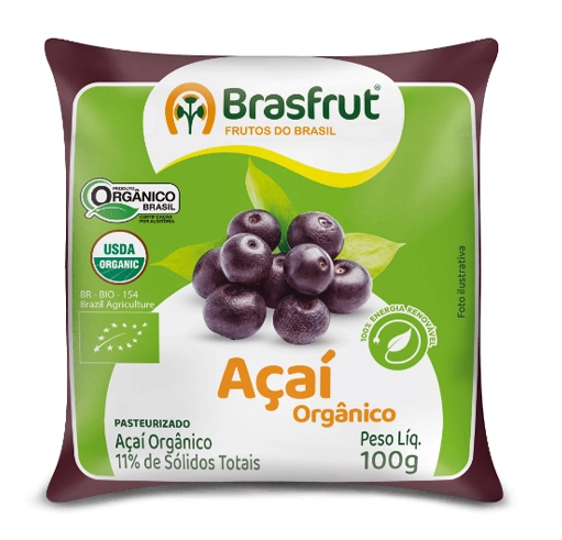 Polpa Brasfrut Acai Org.100g