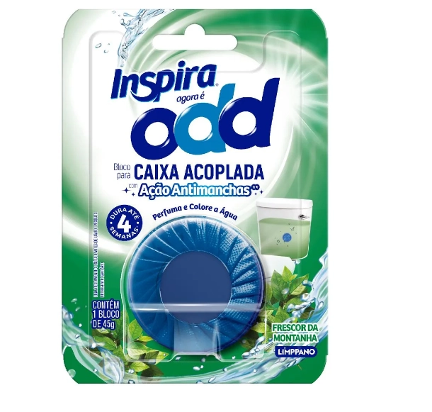 Detergente Sanitário Bloco Para Caixa Acoplada Frescor Da Montanha Inspira