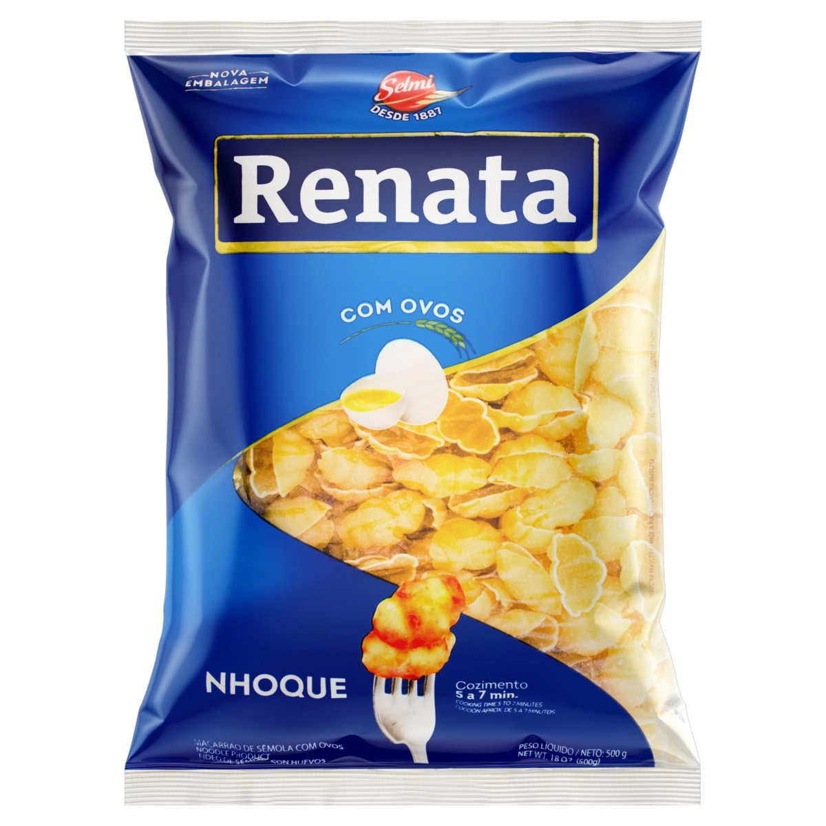 Mac Renata Com Ovos Nhoque Pct 500gr
