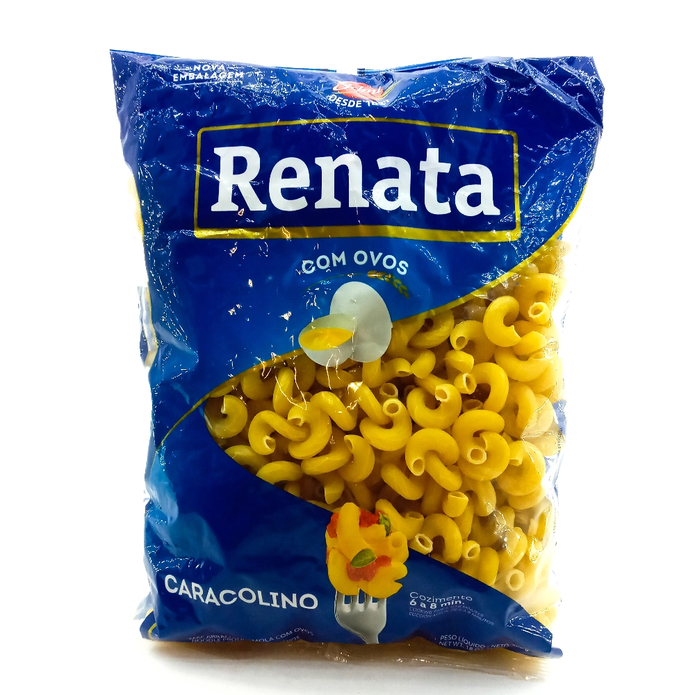 Macarrão De Sêmola Com Ovos Caracolino Renata Pacote 500g
