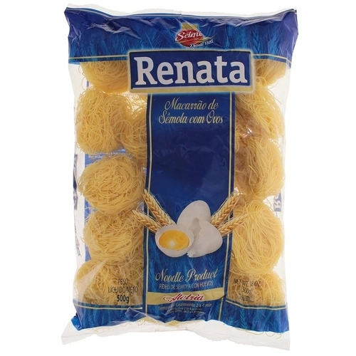 Macarrão De Sêmola Com Ovos Aletria Renata Pacote 500g