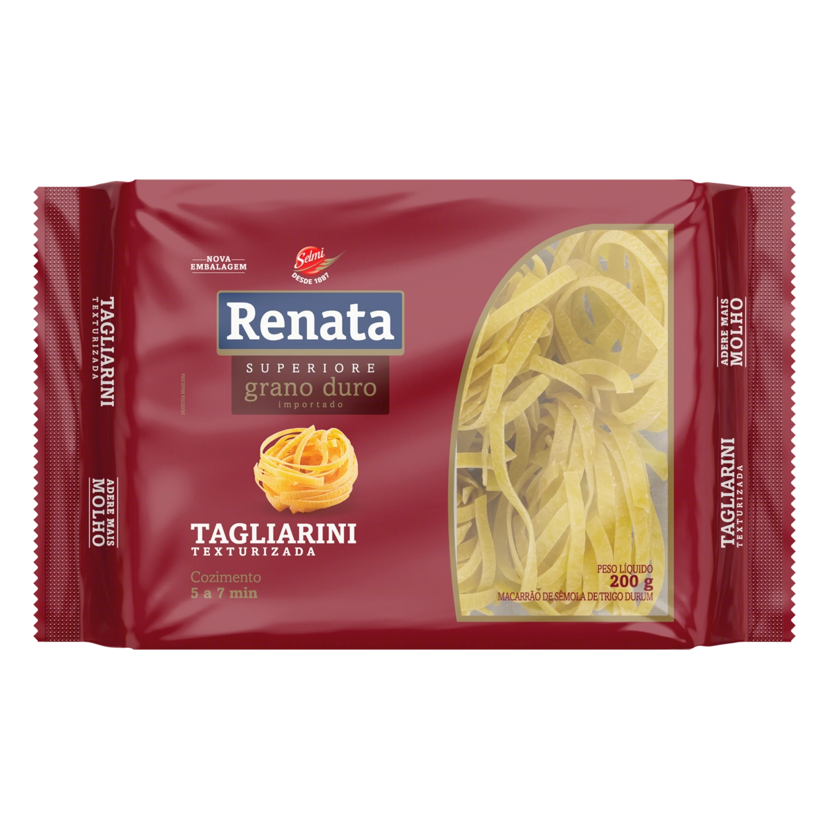 Macarrão De Sêmola De Trigo Grano Duro Tagliarini Renata Superiore Pacote 200g