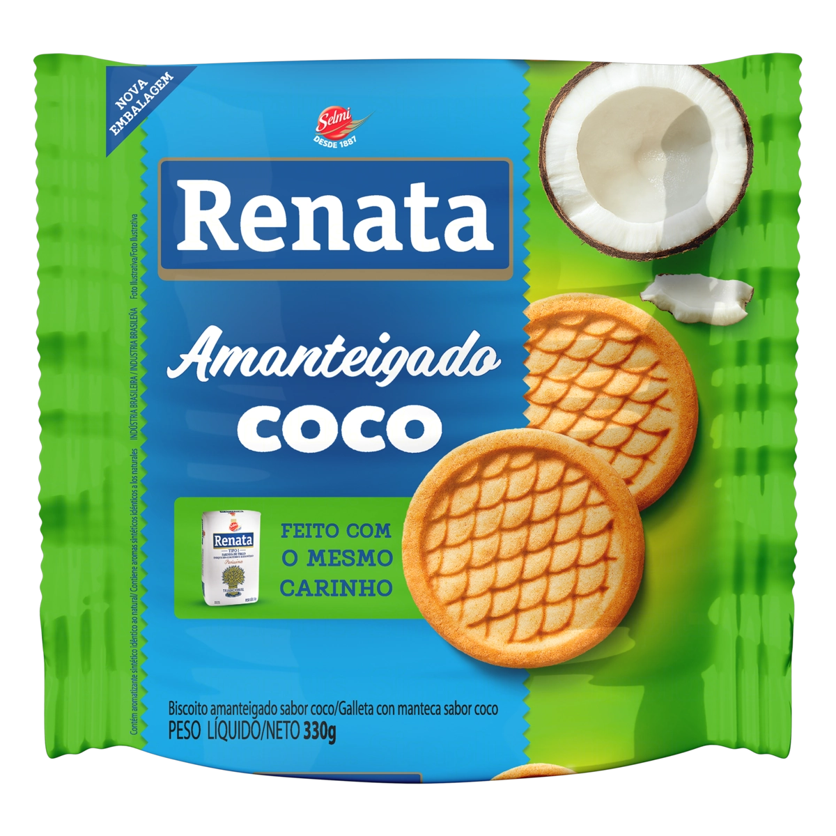 Bisc Amanteig Renata 330g Coco