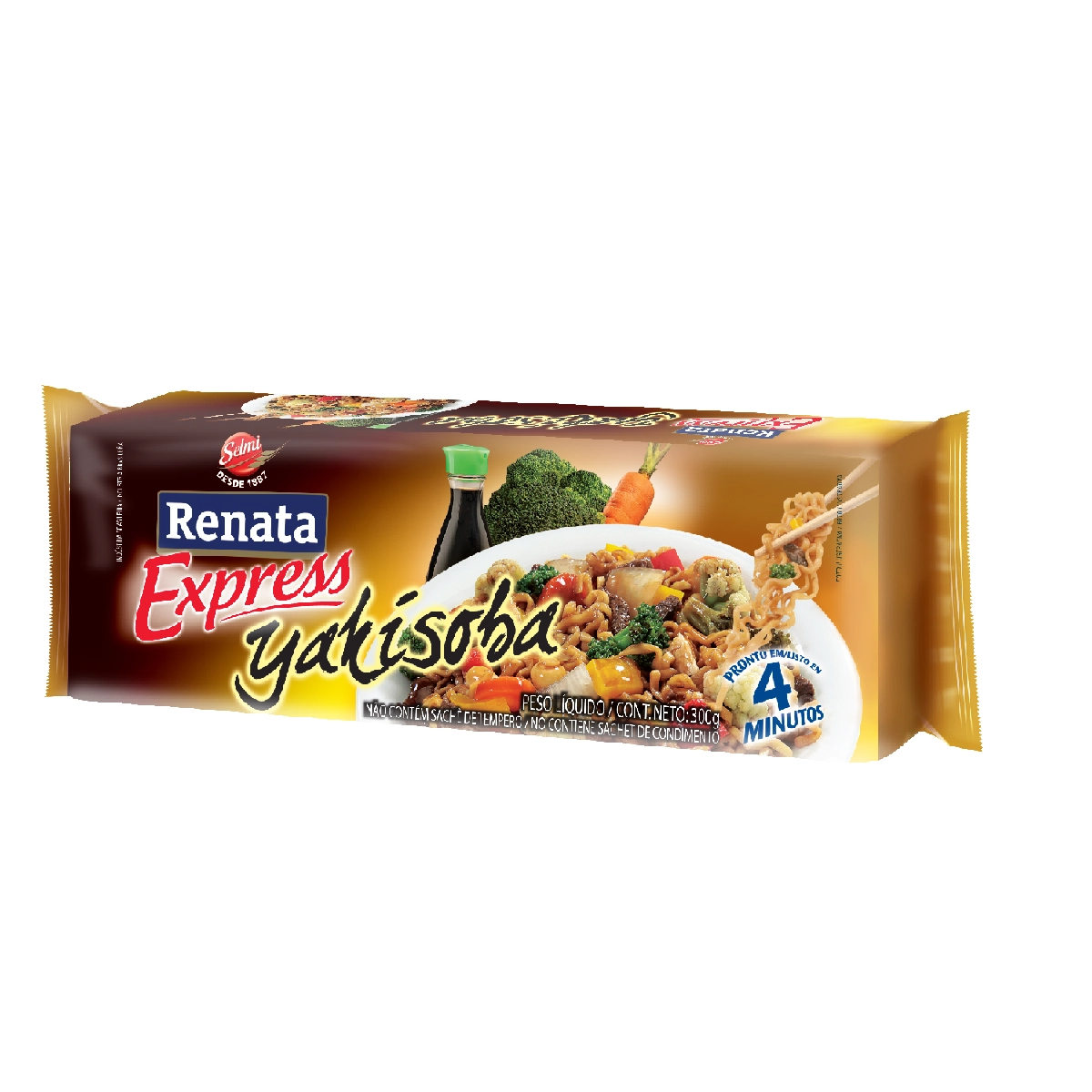 Macarrão Instantâneo Yakisoba Renata Express Pacote 300g