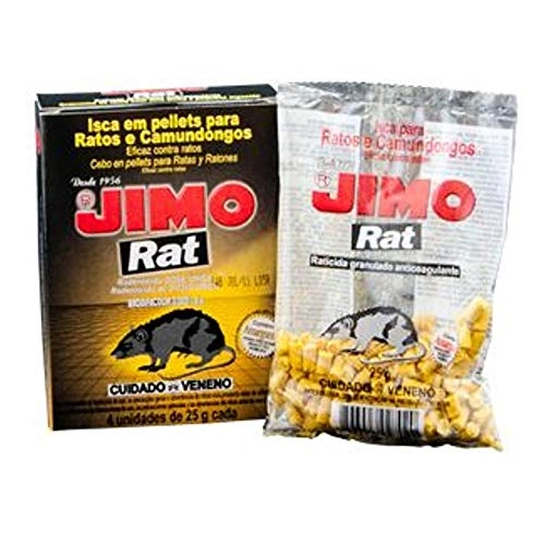 Inseticida Jimo Isca P/ratos Camundongos 4und