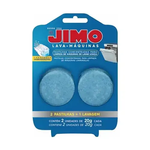 Lava Maquina Jimo 20gr Pastilha C/2unidade