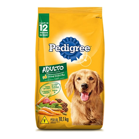 Alim P/caes Pedigree 10,1kg Ad Carne/veg