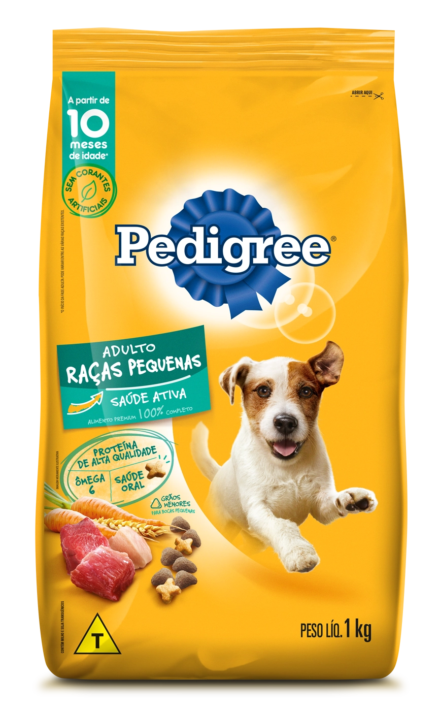 Ração Canina Pedigree Adulto Raças Pequenas 1kg