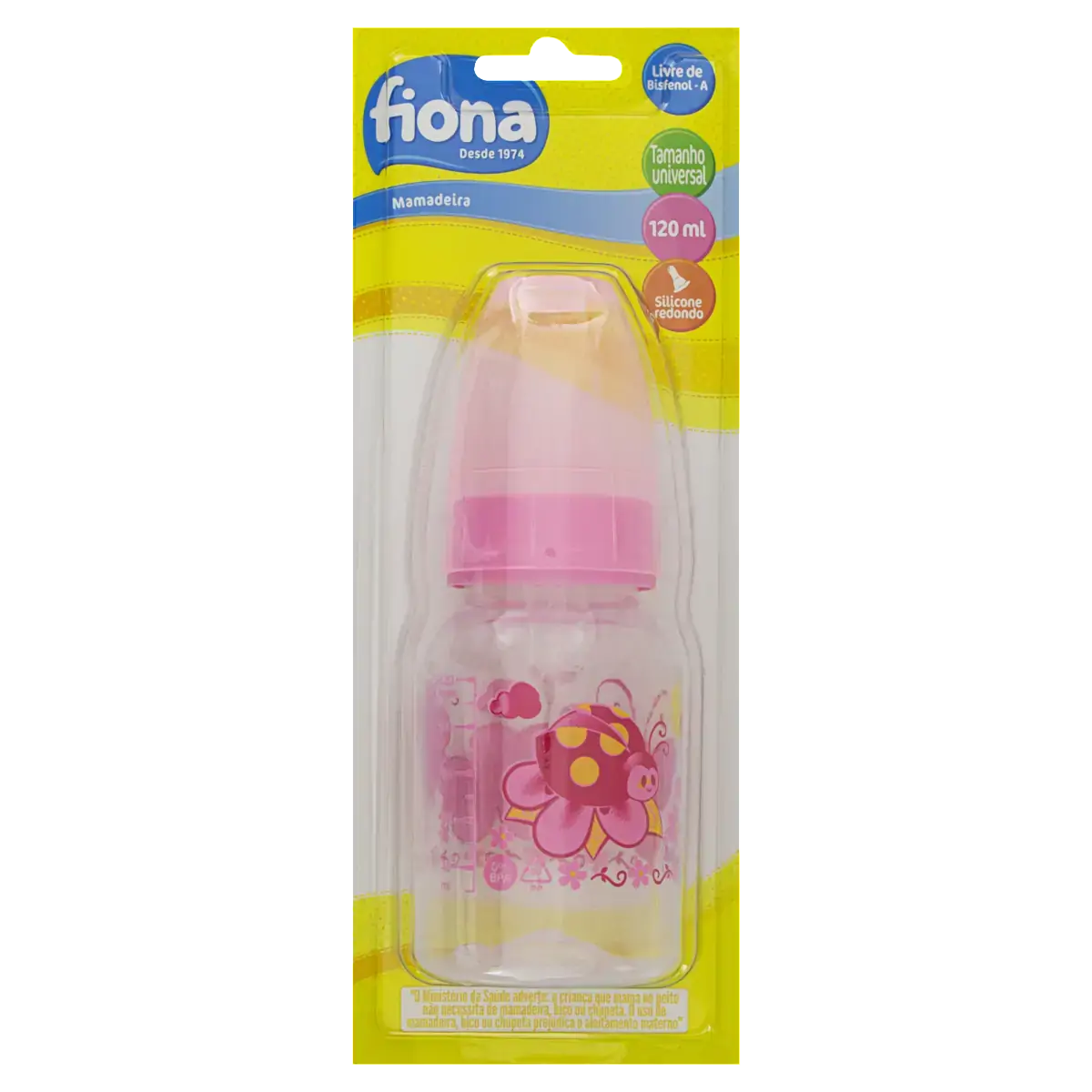 Mamadeira Rosa Divertida 260ml Lillo