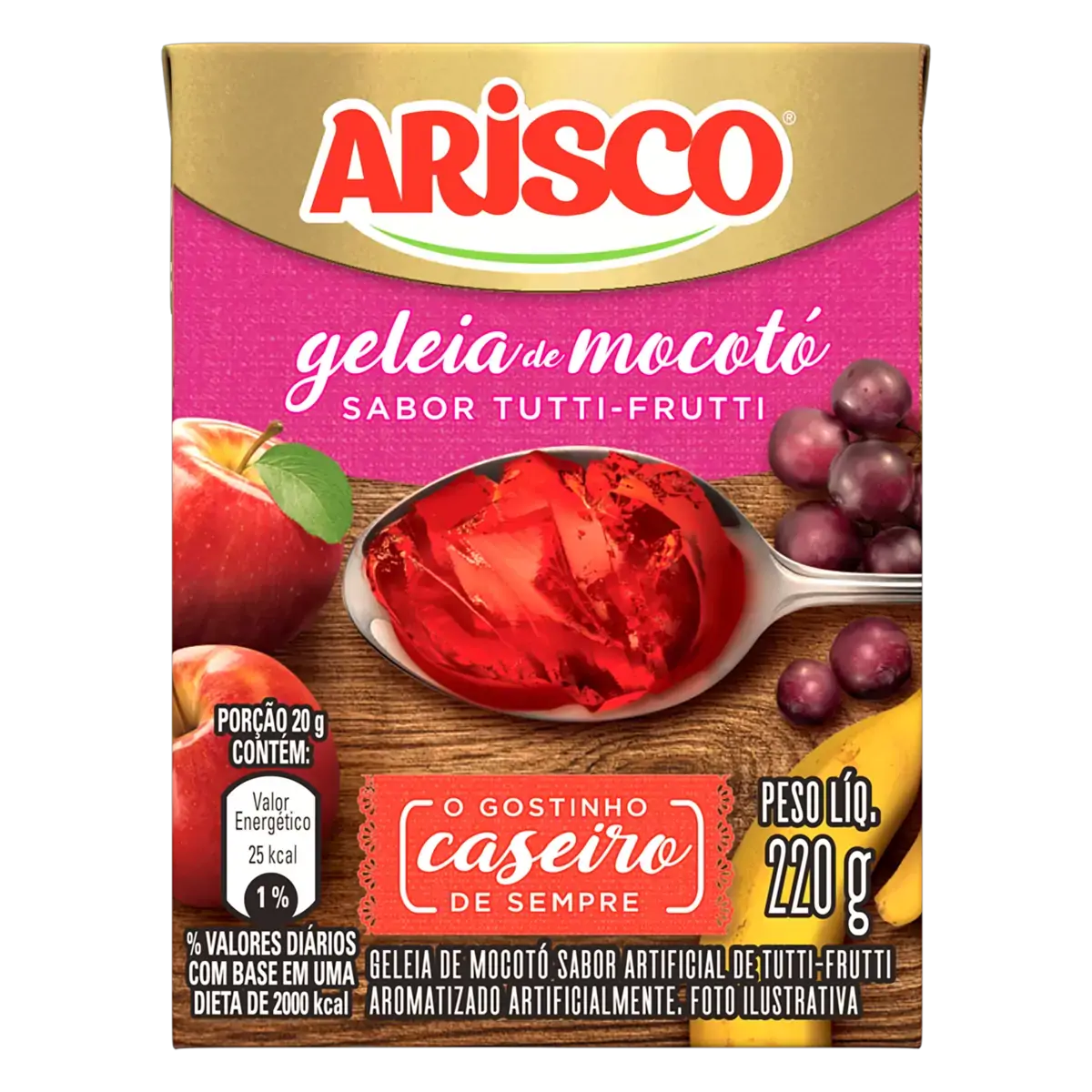 Geleia De Mocotó Tutti Frutti Arisco Caixa 220g