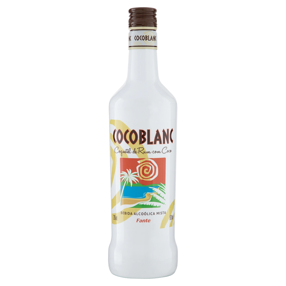 Coquetel Alcoólico Rum Com Coco Cocoblanc Garrafa 670ml