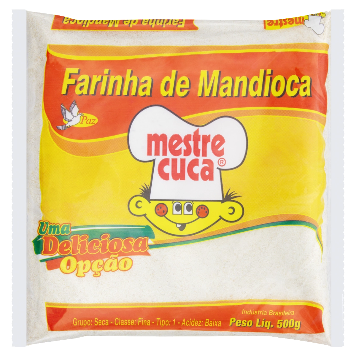 Farinha De Mandioca Tipo 1 Mestre Cuca Pacote 500g