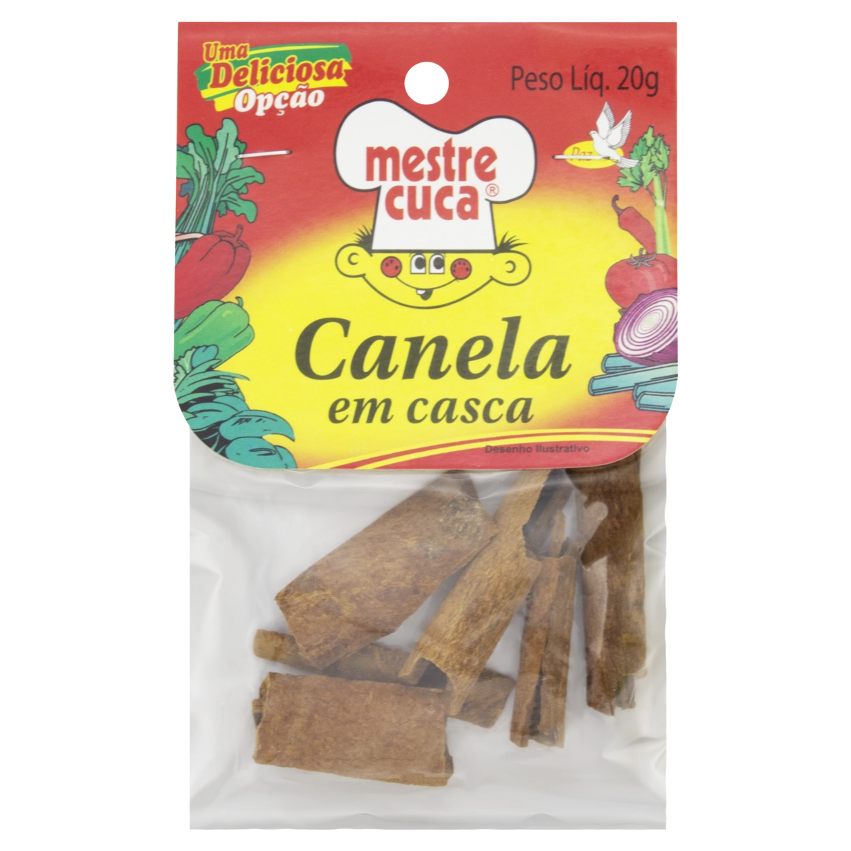Canela Em Casca Mestre Cuca 20g