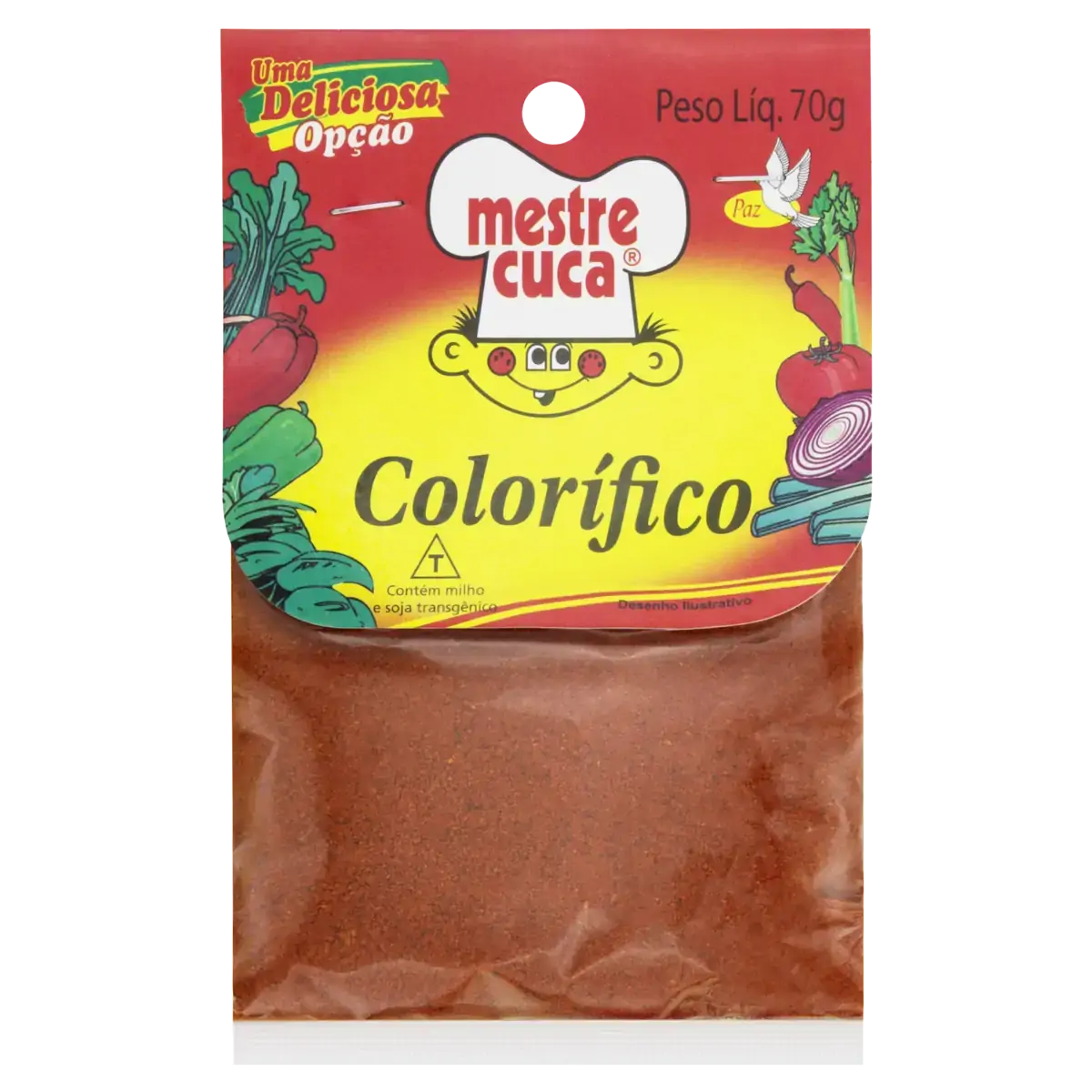Colorífico Pó Mestre Cuca Pacote 70g