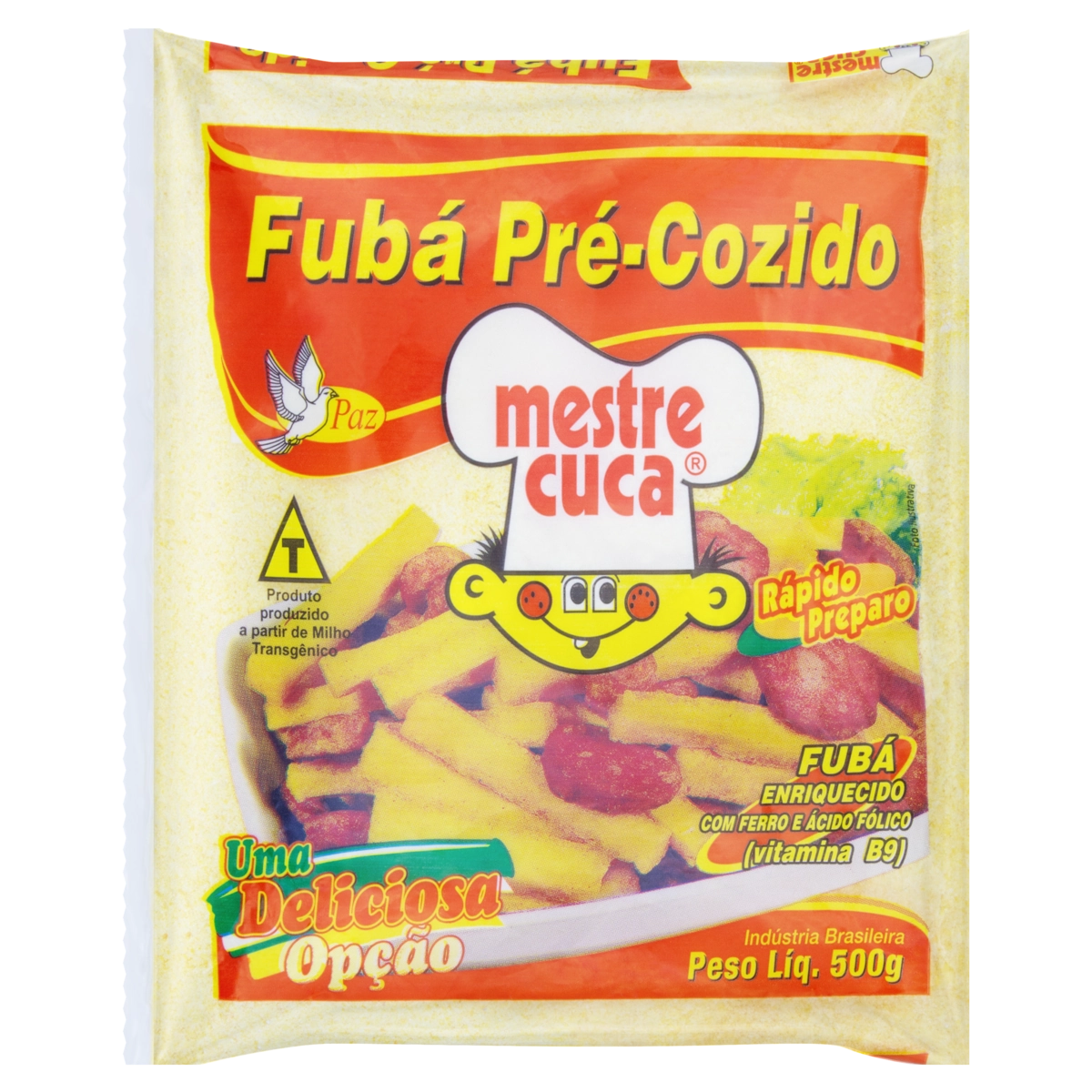 Fubá Pré Cozido Mestre Cuca Pacote 500g