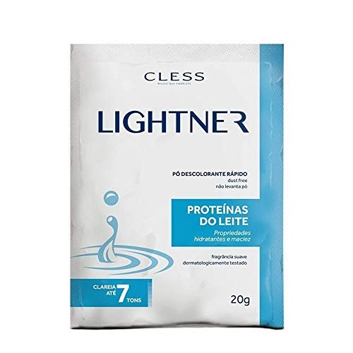 Descolorante Pó Proteínas Do Leite 9 Suave Lightner Envelope 20g