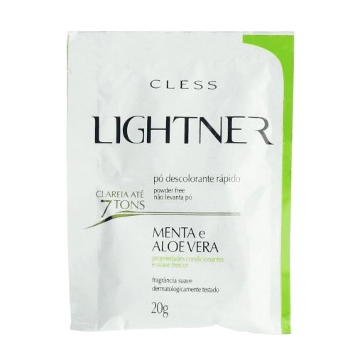 Descolorante Pó Menta E Aloe Vera 9 Suave Lightner Envelope 25g