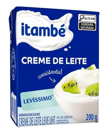 Creme De Leite Leve Itambé Caixa 200g