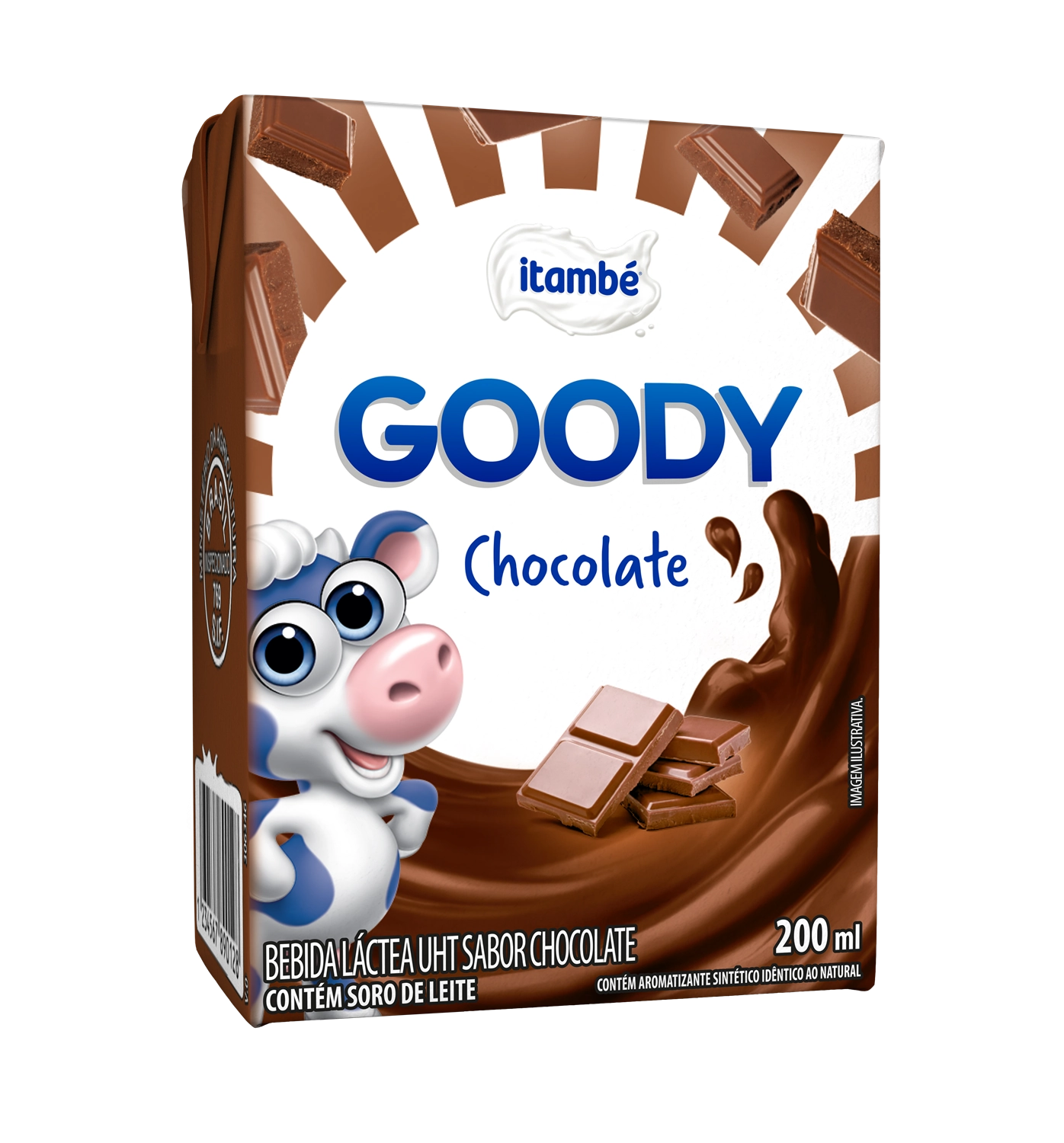 Bebida Láctea Uht Chocolate Itambé Goody Caixa 200ml