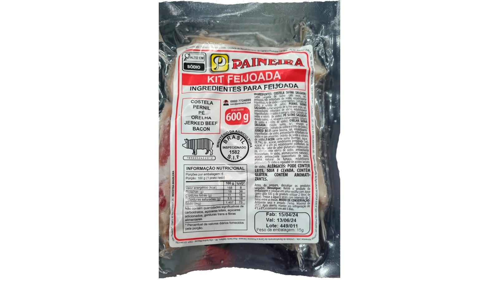 Kit Feijoada Paineir