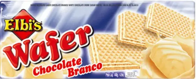 Biscoito Elbis Recheado Ch Branco