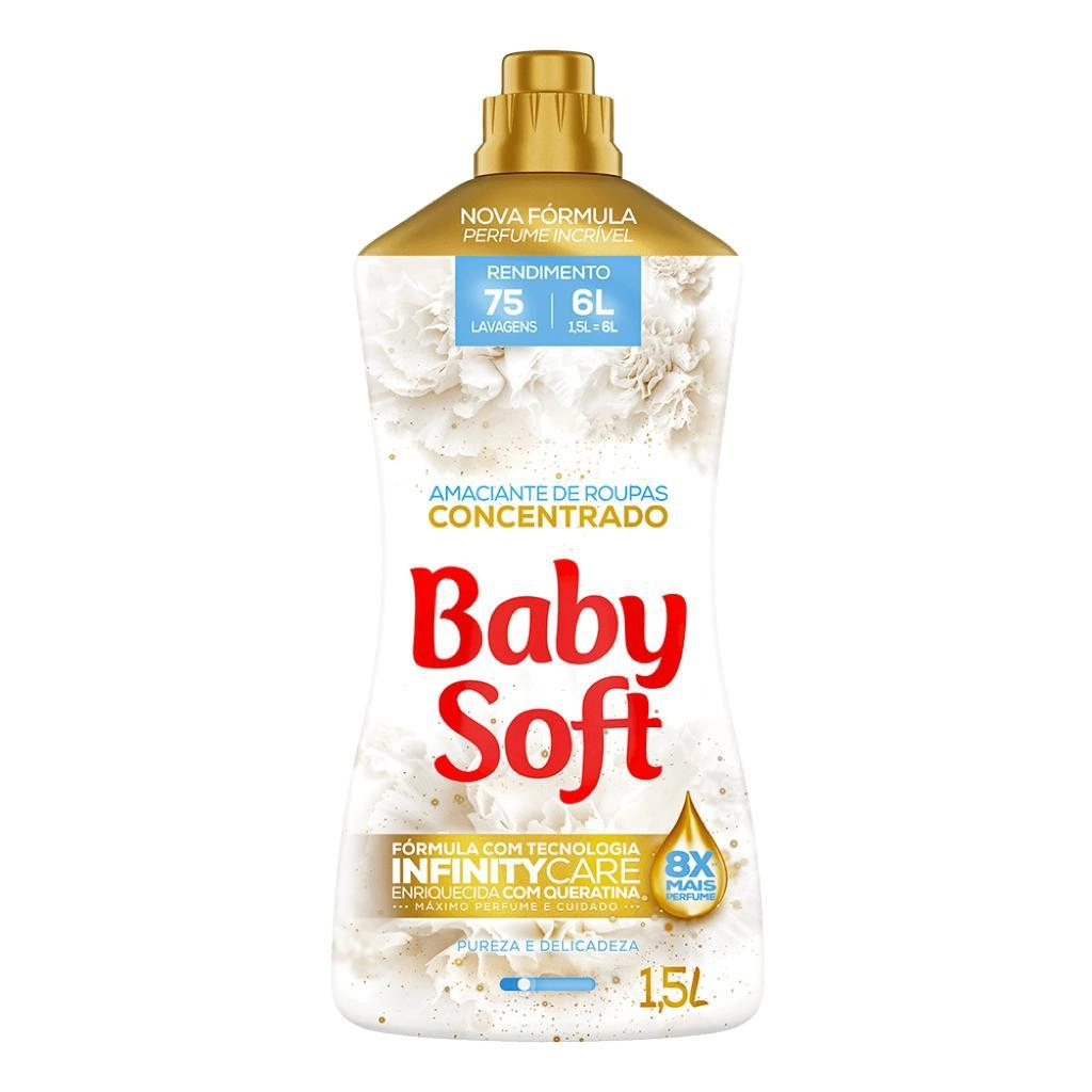 Amac.conc.baby Soft Branco 1,5l