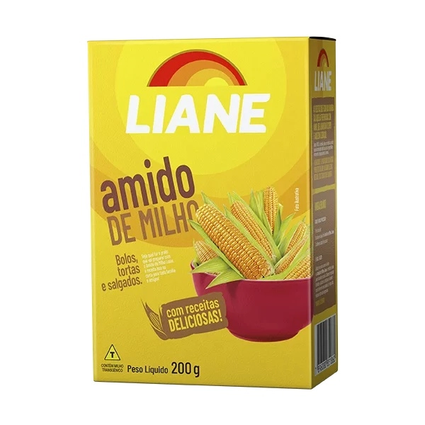 Liane Amido De Milho Zero Lactose 200g 1x18