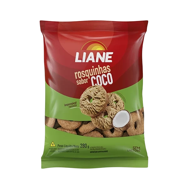 Bisc Liane Rosquinha S/lactose 280g Coco