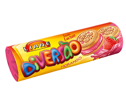 Biscoito Liane Diversao Morango