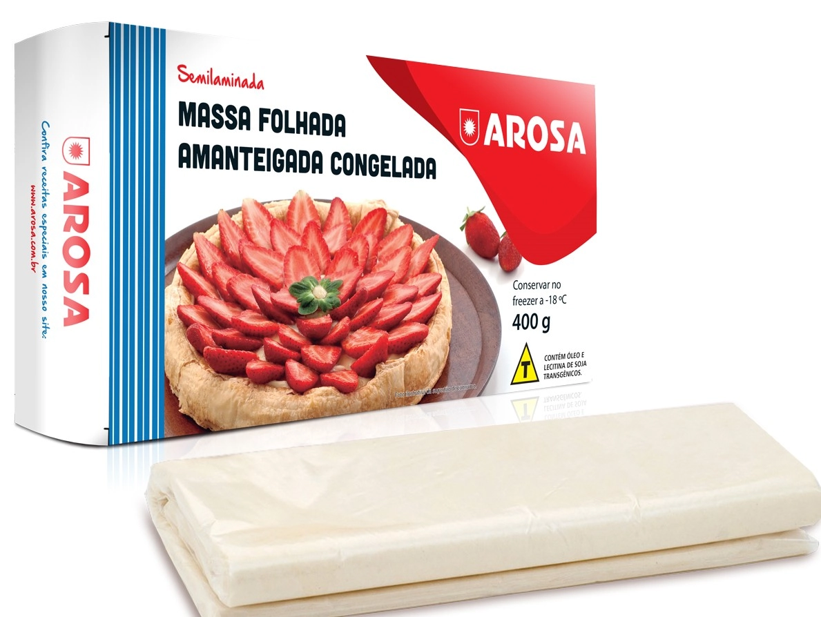 Massa Folhada Amanteig.arosa Cong.400gr