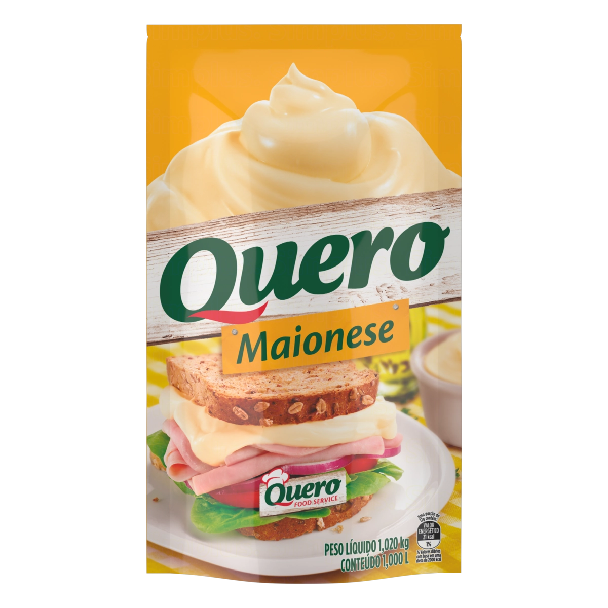 Maionese Quero Sachê 1,02kg