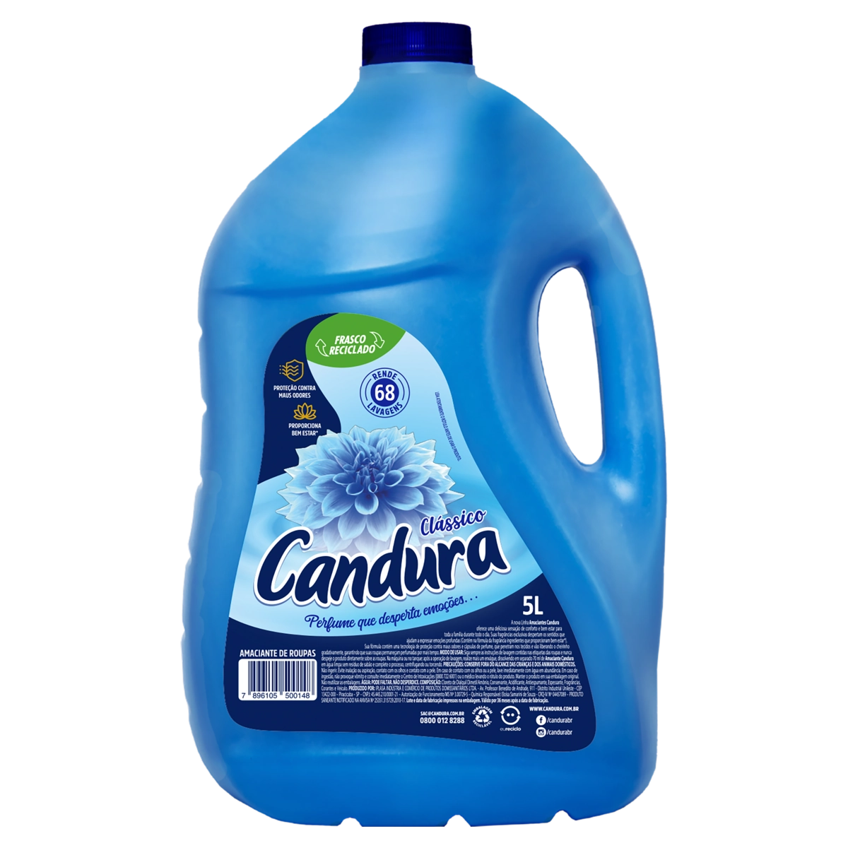 Amaciante De Roupa Clássico Candura Galão 5l