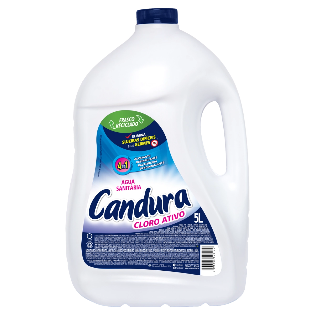 água Sanitária Candura Galão 5l