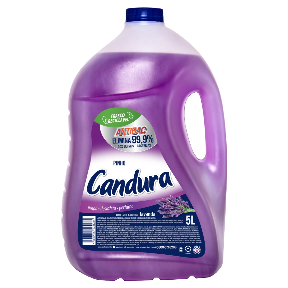 Desinfetante Lavanda Candura Pinho Galão 5l