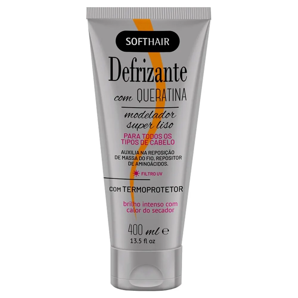 Defrizante Capilar Soft Hair Com Queratina