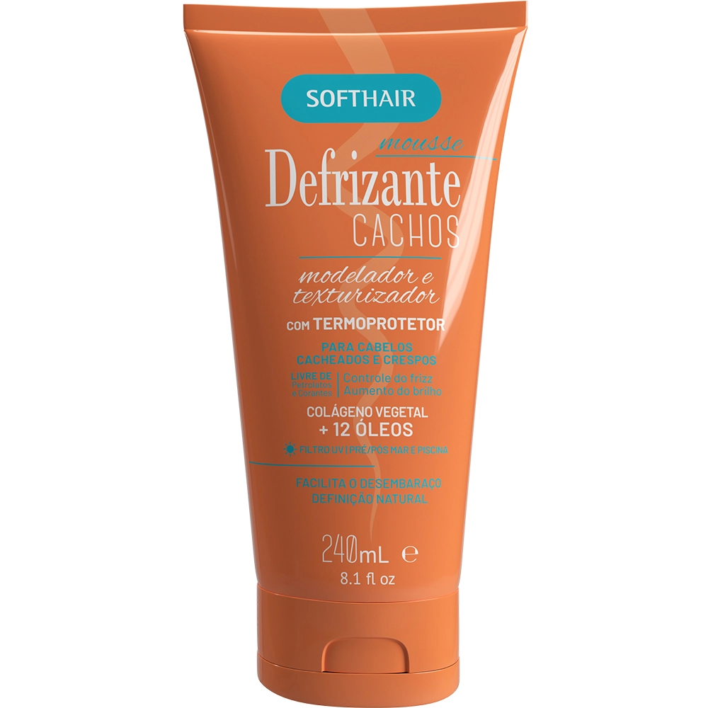 Defriz Soft Hair Bisnaga 240ml Cachos