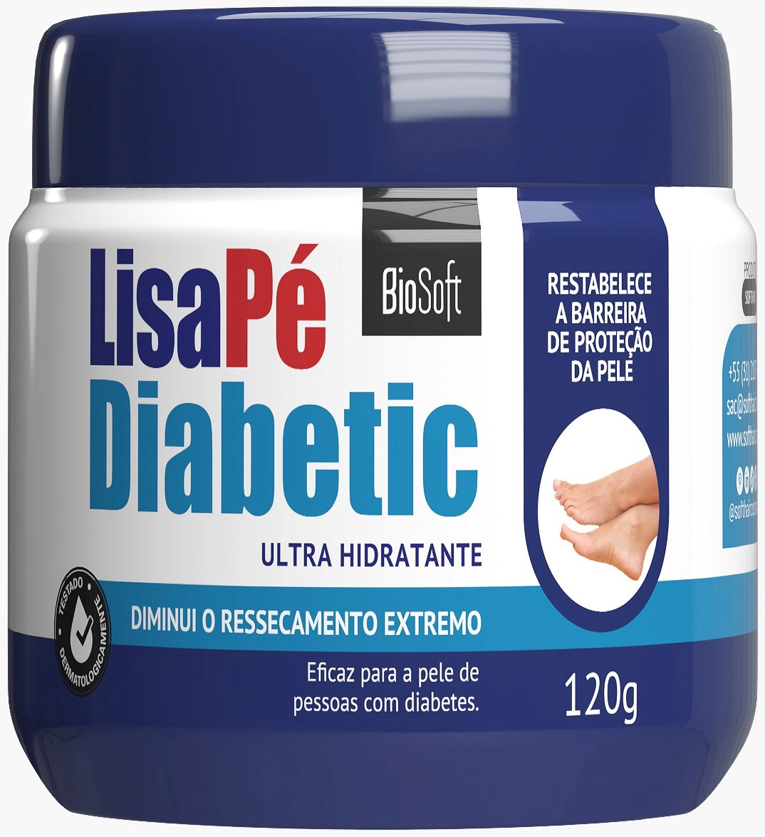 Cr Lisa Pe Soft Hair Bio Soft 120g Diabetic