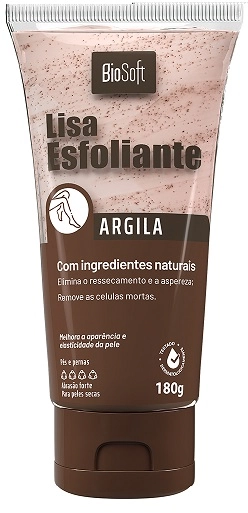Esfoliante Corporal Soft Hair Biosoft 180g Argila