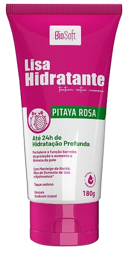 Hidrat Corporal Lisa Bio Soft 180g Pitaya Rosa