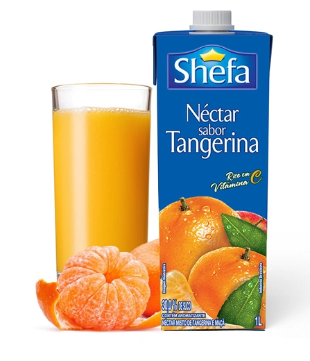 Néctar Tangerina Shefa Caixa 1l