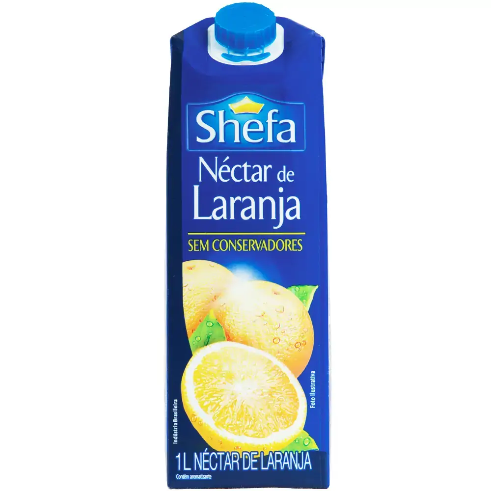 Néctar Laranja Shefa Caixa 1l