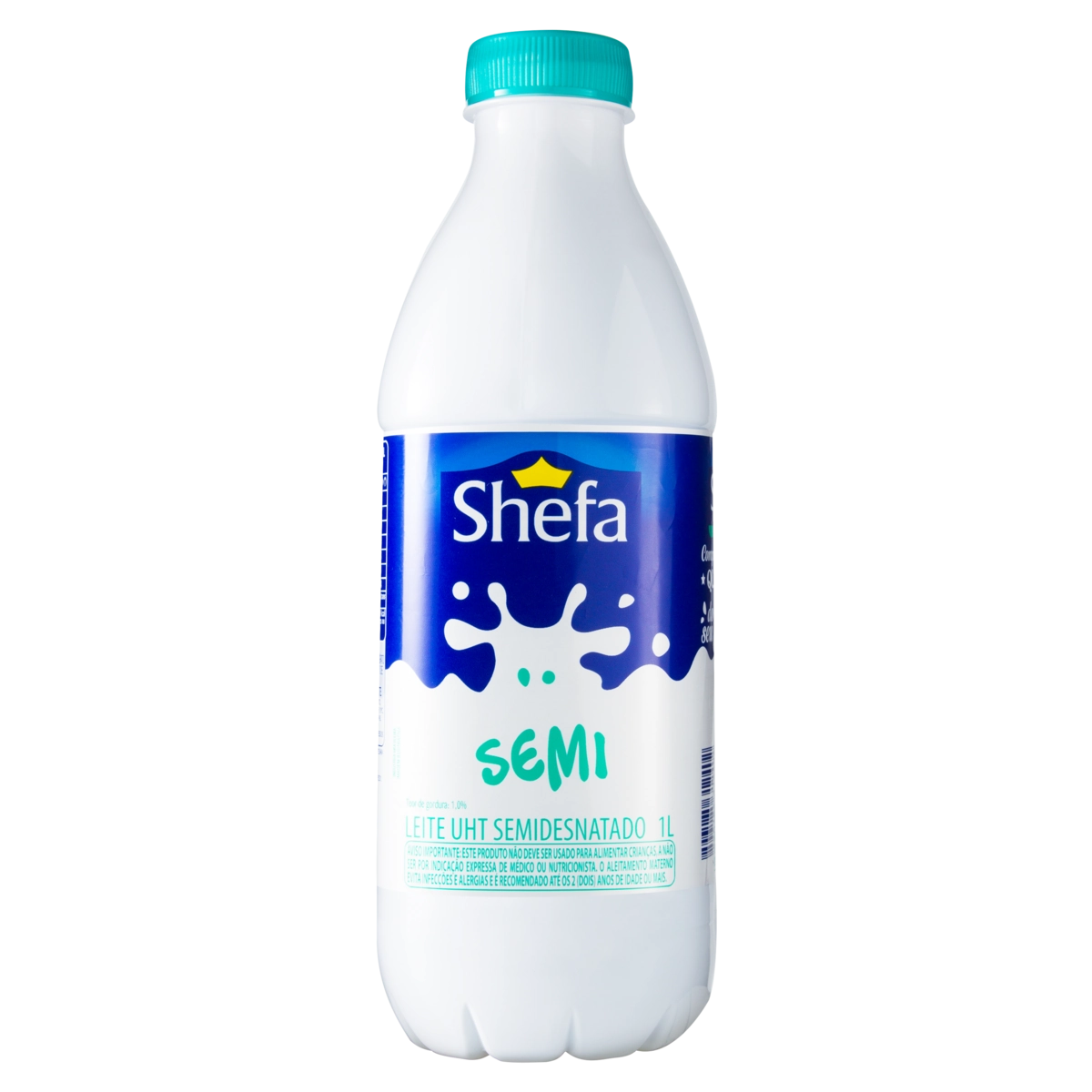 Leite Uht Semidesnatado Shefa Garrafa 1l