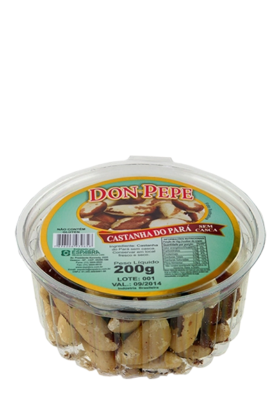 Castanha Para Don Pepe S/casca Pet