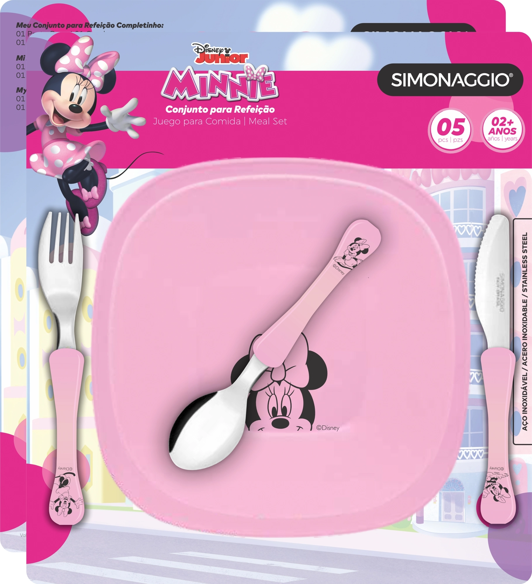 Cj Talheres Disney Minnie 5pcs